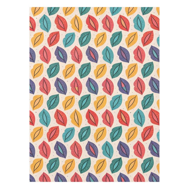 Kiss Pattern Tablecloth (Front)