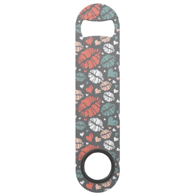 Kiss Print And Heart Pattern (Front)