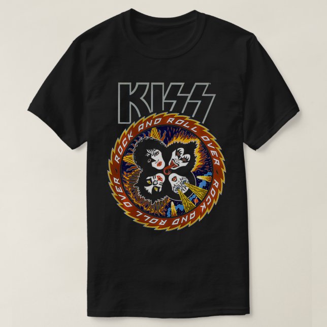 KISS  Roll Over  T-Shirt (Design Front)