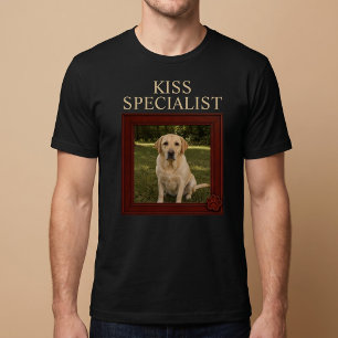 Kiss Specialist Custom Funny Dog Photo T-Shirt