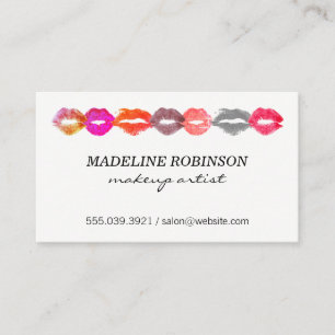 Kiss Stains / Colourful Business Card