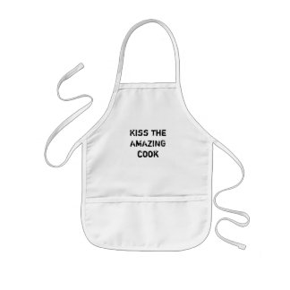 Kiss the AMAZING cook Kids Apron