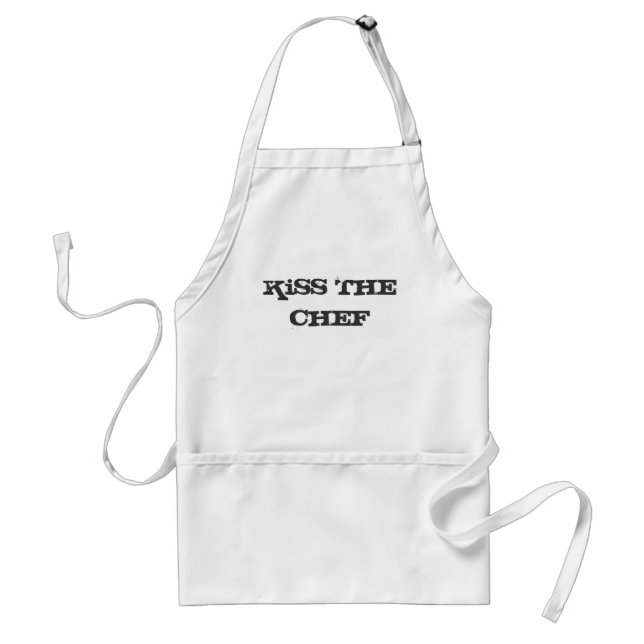 "KiSS THE CHEF" Apron (Front)