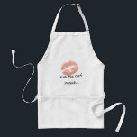 Kiss the Chef Standard Apron<br><div class="desc">Have style in the kitchen with Kiss the chef apron</div>