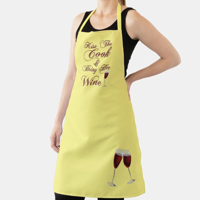 Kiss The Cook and Bring Her Wine Apron (Insitu)