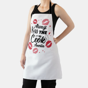 kiss the cook apron