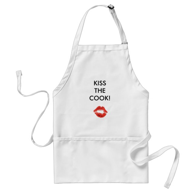 KISS THE COOK! apron (Front)