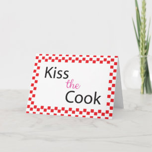 Kiss The Cook Card