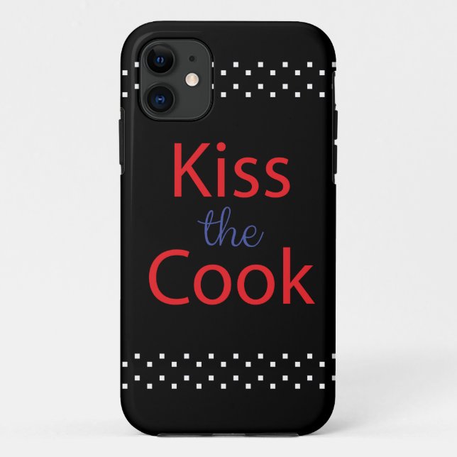 Kiss The Cook Case-Mate iPhone Case (Back)
