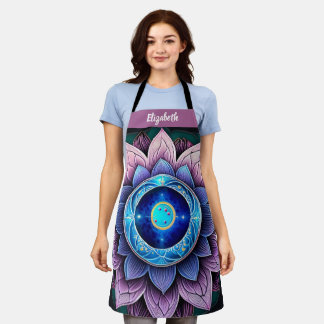 Kiss The Cook Food Chef Kitchen BBQ Baker Lotus Apron