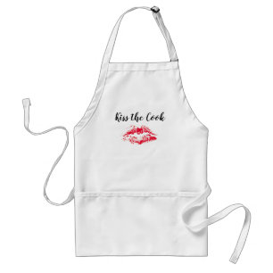 Kiss The Cook Funny Quote Standard Apron