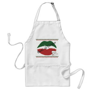 Kiss the Cook Italian Men's Chef Apron