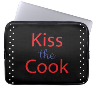 Kiss The Cook Laptop Sleeve