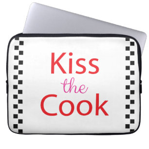 Kiss The Cook Laptop Sleeve