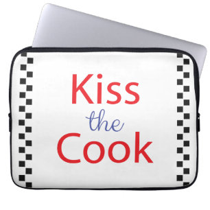 Kiss The Cook Laptop Sleeve