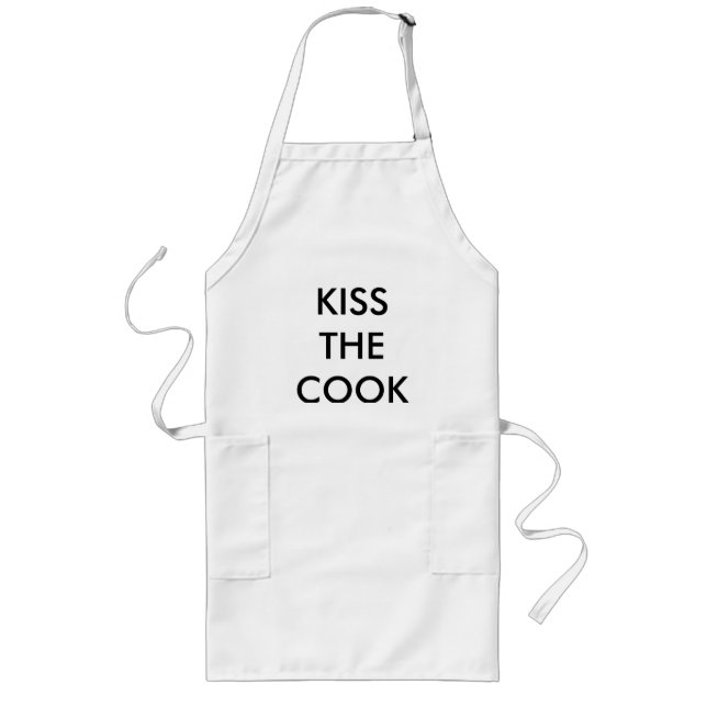 KISS  THE COOK LONG APRON (Front)
