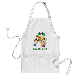 Kiss the Cook Mistletoe Apron