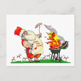 Kiss The Cook Postcard