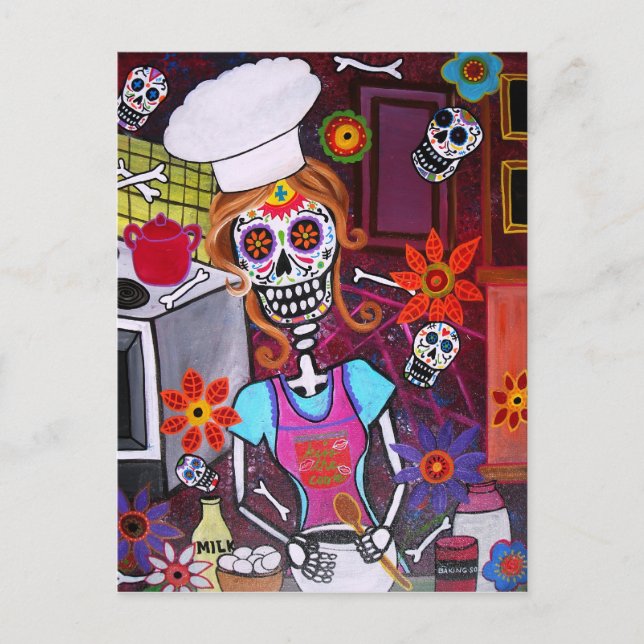 KISS THE COOK POSTCARD (Front)