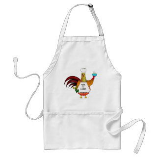 Kiss The Cook Rooster Character Standard Apron