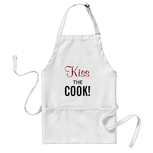 Kiss the Cook! Standard Apron (Front)