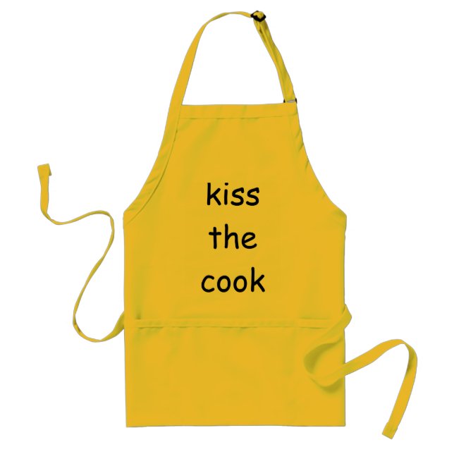 kiss the cook standard apron (Front)