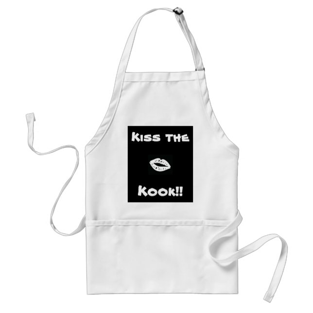 Kiss the Kook!! Standard Apron (Front)