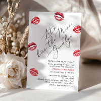Kiss the Miss Goodbye Bachelorette party