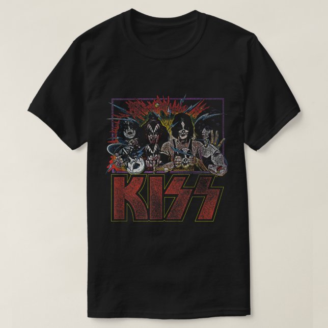 KISS  Unmasked II  T-Shirt (Design Front)