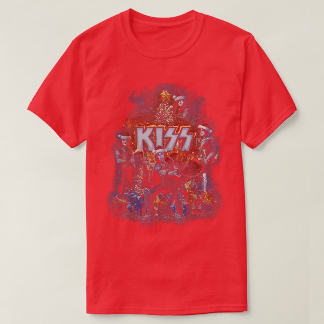KISS  Very Merry KISSmas  T-Shirt (Design Front)