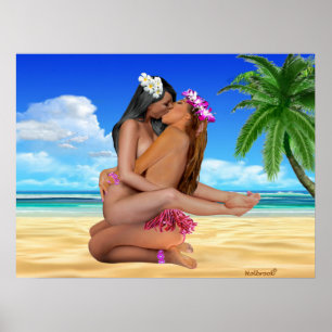 KISS WRESTLING POSTER