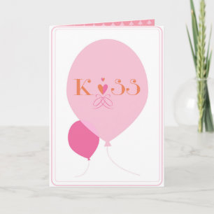 Kiss You Holiday Card