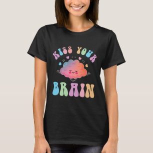Kiss Your Brain Retro Autism Awareness Special Edu T-Shirt