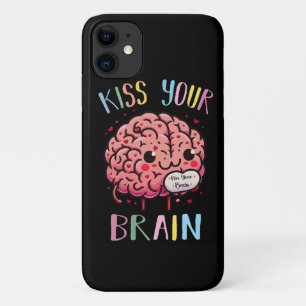 Kiss Your Brain Teacher iPhone 11 Case