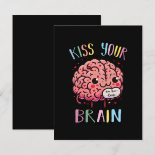 Kiss Your Brain Teacher Enclosure Card