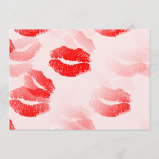 Kissable Lips Invitation