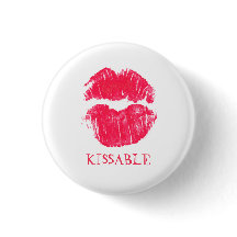 Kissable Lips Red Lipstick Kisses Valentine's Day