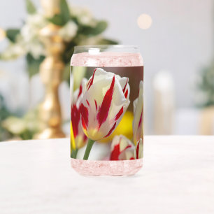 Kissed with Red Can Glass