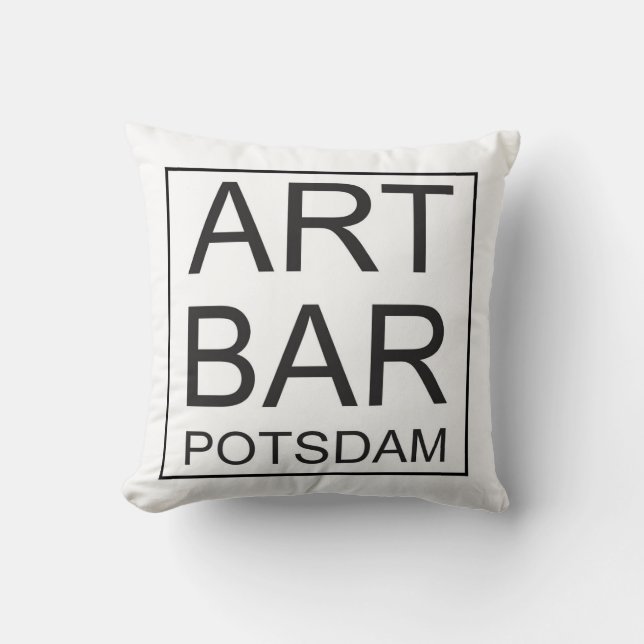 Kissen ART Bar by ART & Commerz Potsdam Cushion (Front)