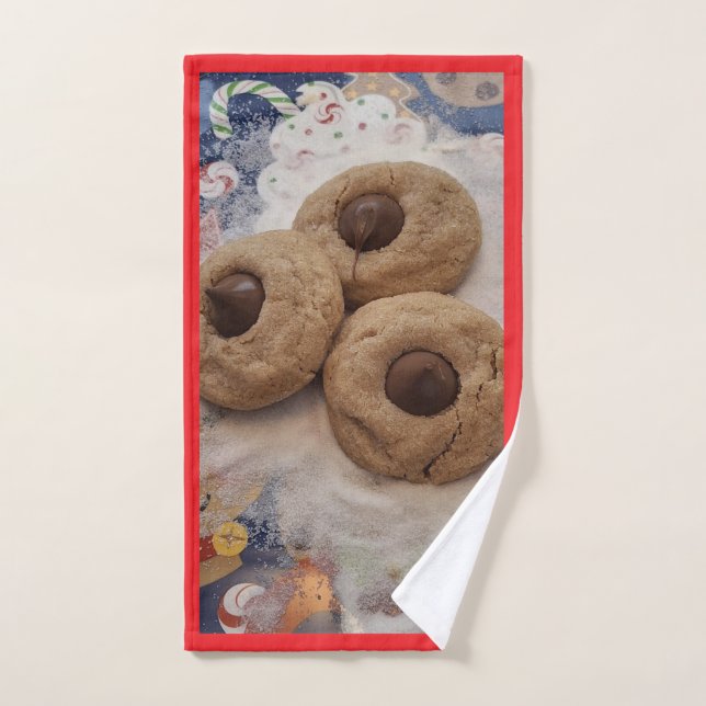 Kisses Cookies Kitchen Hand Towel (Hand Towel)