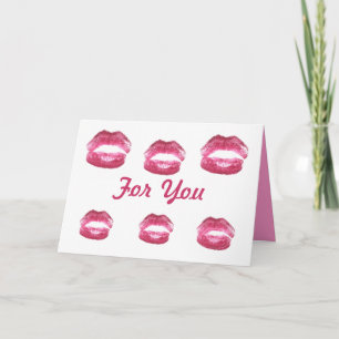 Kisses For You Holiday Card