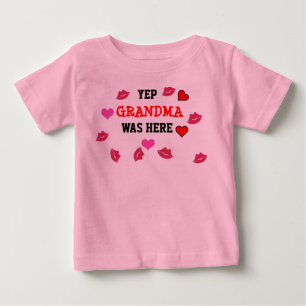 Kisses from Grandma Baby Shirt