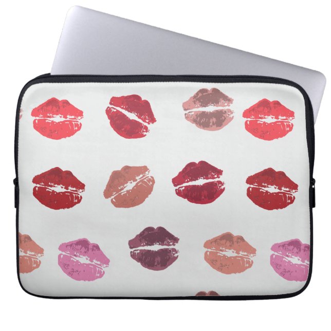 Kisses from the Misses Laptop Case (Front)