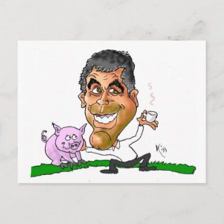 Kisses from Usa GEORGE Postcard