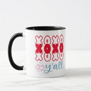 Kisses & Hugs Valentine from the dog Holiday Card Mug