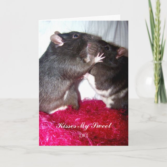 Kisses My Sweet Card (Front)