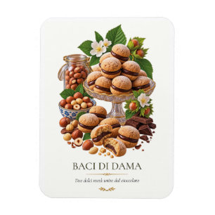 Kisses of a Lady – Vintage Italian Dessert Magnet