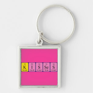 Kisses periodic table name keyring