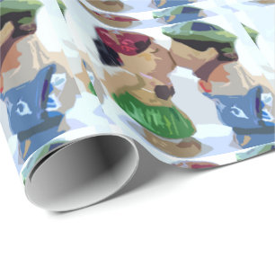 Kisses Wrapping Paper