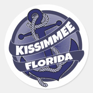 Kissimmee Beach Florida anchor stickers